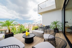 Deluxe Penthouse, 2 Bedrooms, Terrace | Terrace/patio - Capitalia Downtown Del Valle (Mexico City)