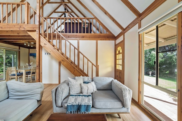 Comfortable lounges and abundant natural light make this an inviting place to gather, chat or simply unwind indoors.