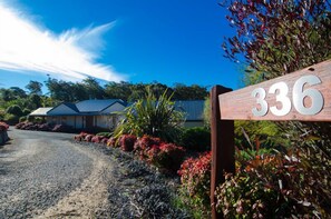 Majoituspaikan julkisivu