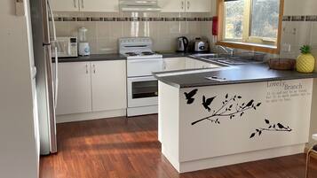 Family Villa | Private kitchen | Coffee/tea maker, electric kettle, high chair