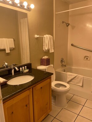 Combined shower/bathtub