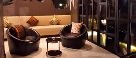 32-inch flat-screen TV with premium TV channels, TV