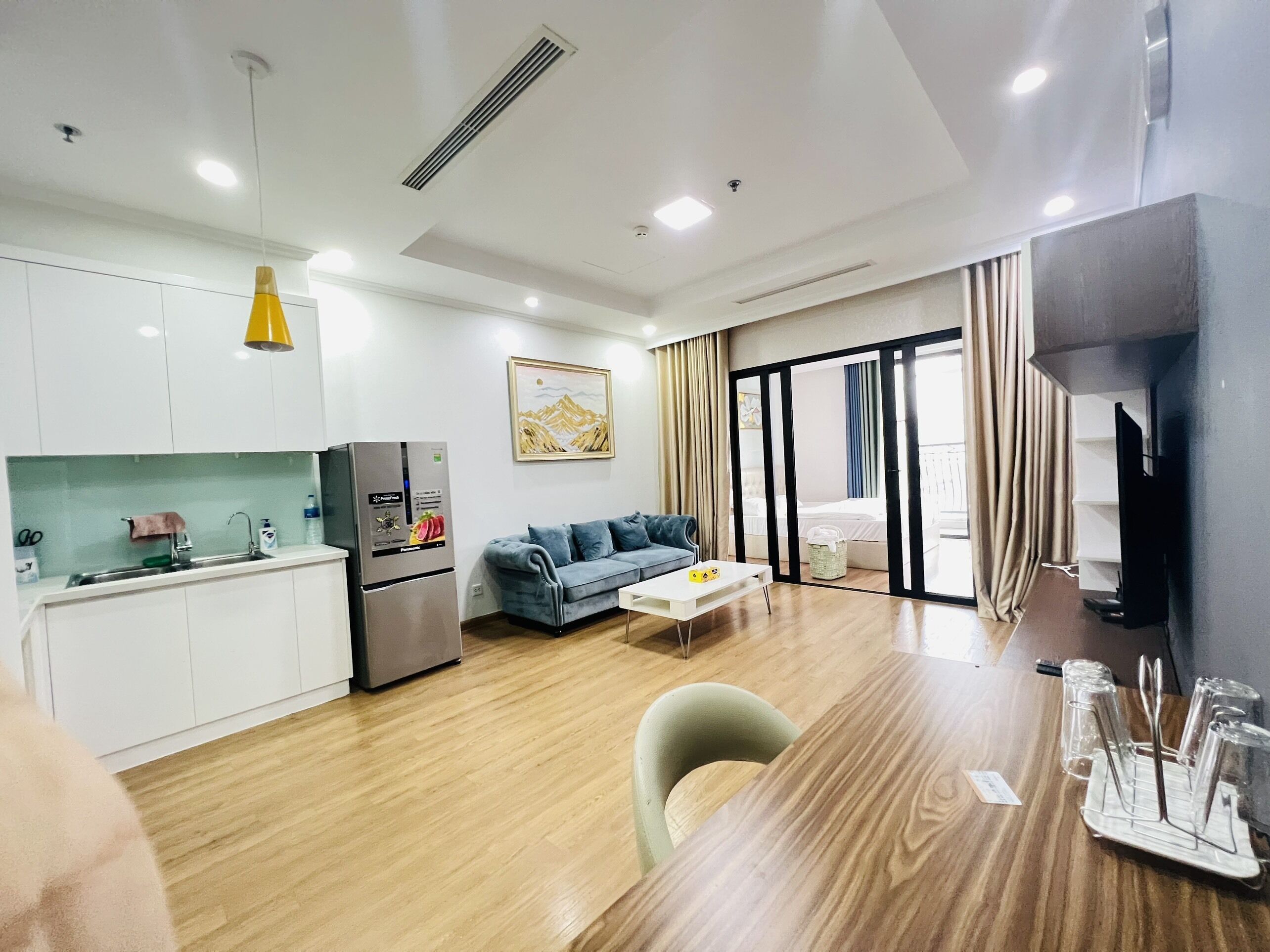 1 غرفة نوم وخدمة الإنترنت