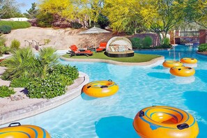 Una piscina riscaldata