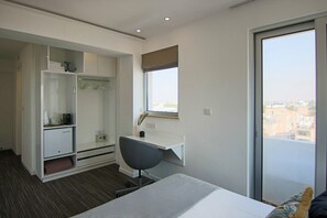 Luxury-Studiosuite | Schallisolierte Zimmer, kostenloses WLAN, Bettwäsche