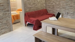 Apartemen, 1 kamar tidur, lemari es | Interior