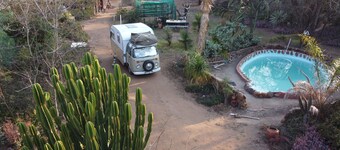 3 bed Bush-tent Under 3 Trees, for Couple Plus Chaperone Free Lionhyena Sounds