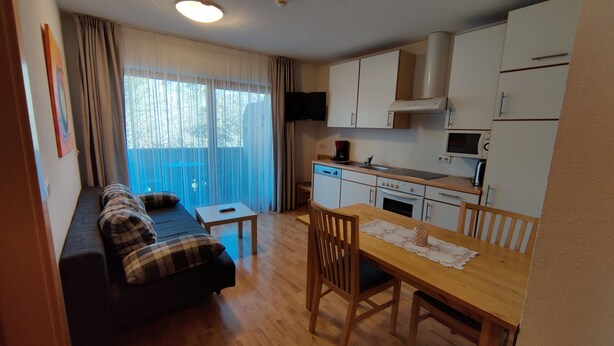 Hus, 2 soverom, balkong, fjellutsikt | Oppholdsområde