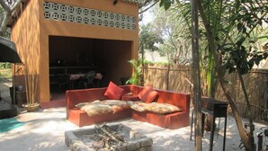 House, 2 Bedrooms | Exterior - Private 4 Sleeper Tent - Free Wifi - On The Beach (Praia do Bilene)