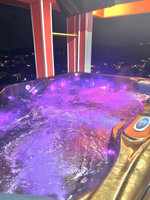 Apartment, 1 Bedroom, Private Pool, City View | Outdoor spa tub - Airport Spa Tub Apartment With Views (Spata-Artemida)
