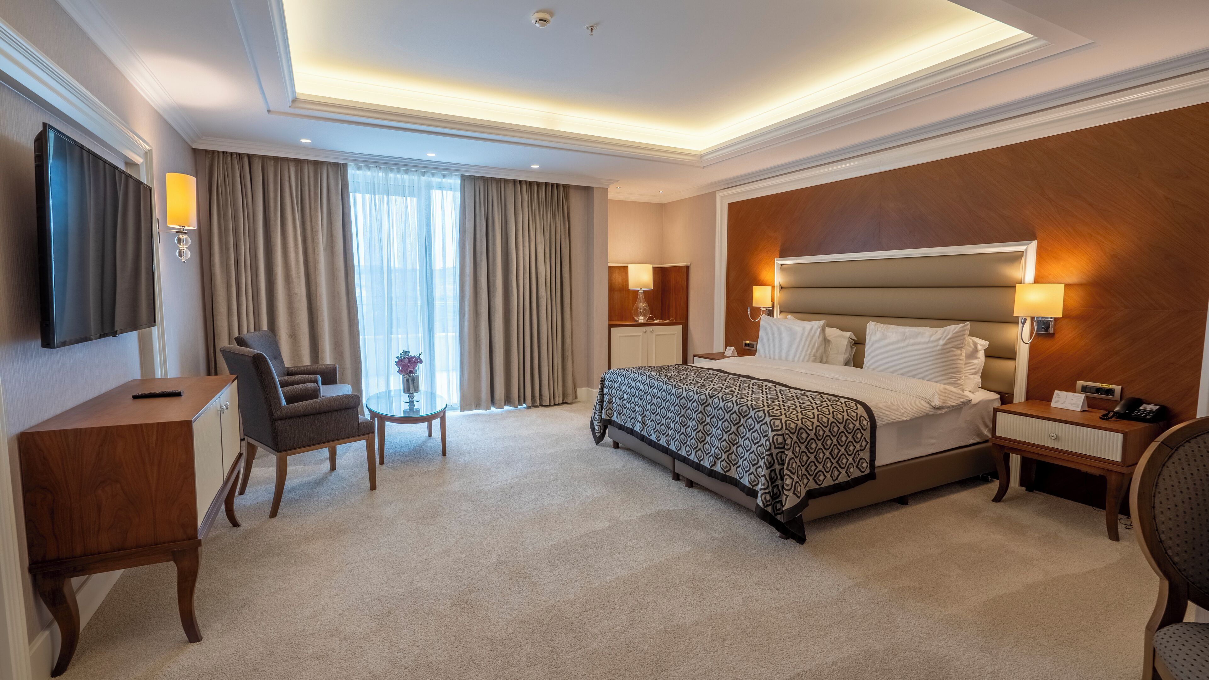 Luksusleilighet | Sengetøy av topp kvalitet, safe på rommet og blendingsgardiner