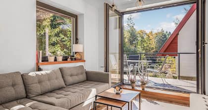 Lovely home in Brenna with kitchen