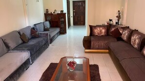Apartment, Multiple Beds | Living room - Remarkable 1-bed Apartment in Marrackesh (Marrakech)
