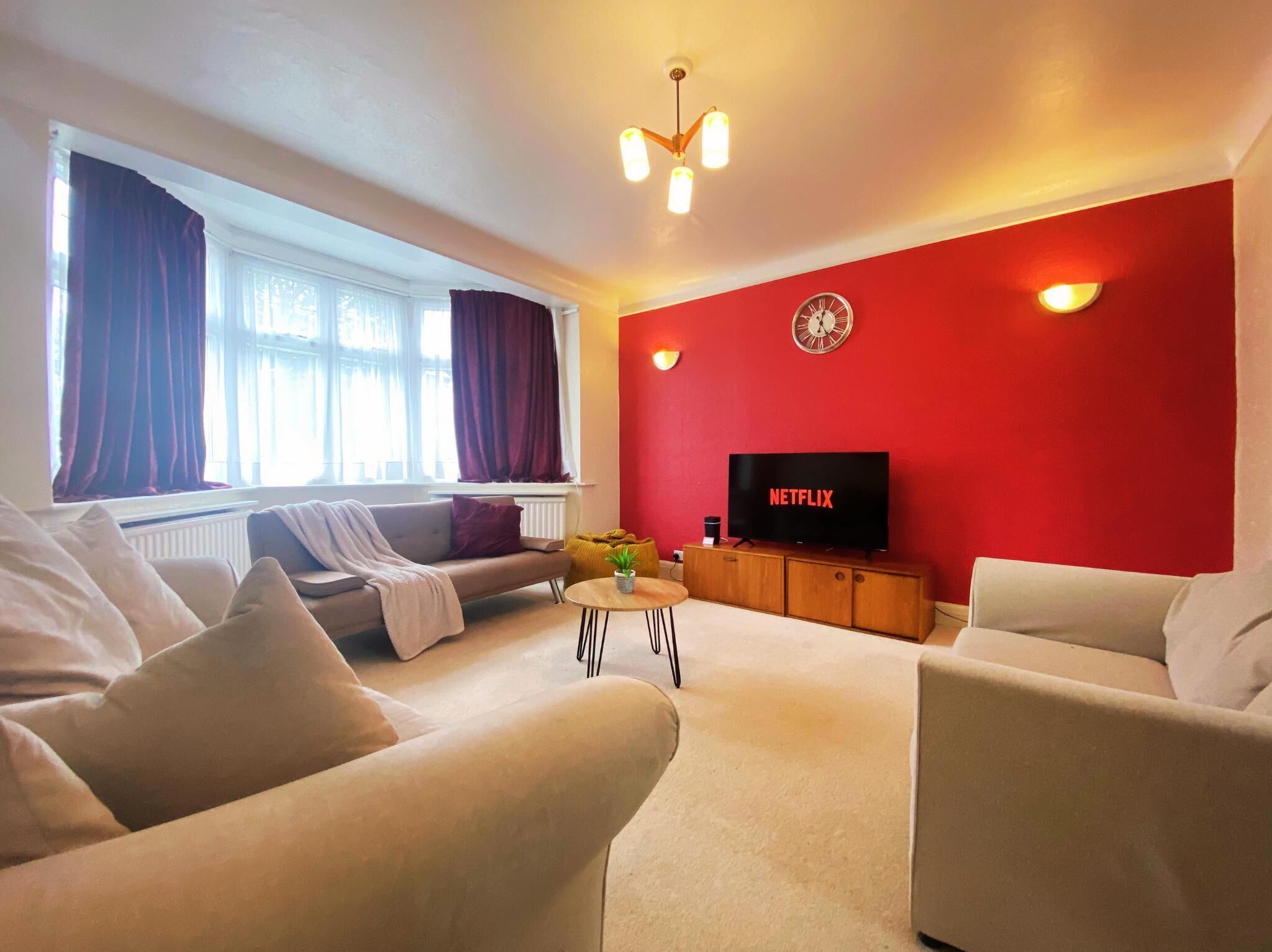 House, Multiple Beds | Living area