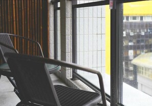 Quarto casal luxo | Terraço/pátio