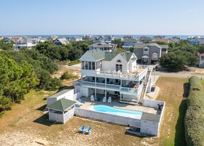 Exterior - A Beach Attitude: Dog-friendly, Private Pool, Hot Tub, 1100 Ft to Beach (Corolla)