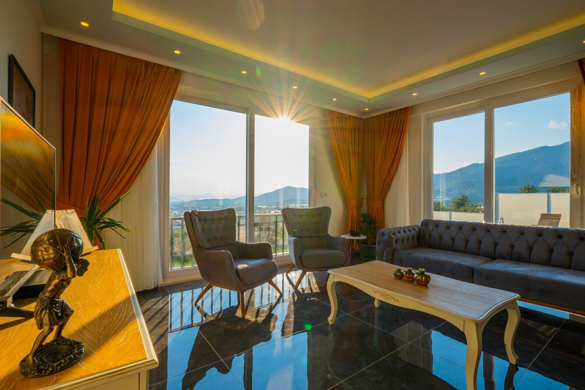 Luxury villa with private pool view and jacuzzi