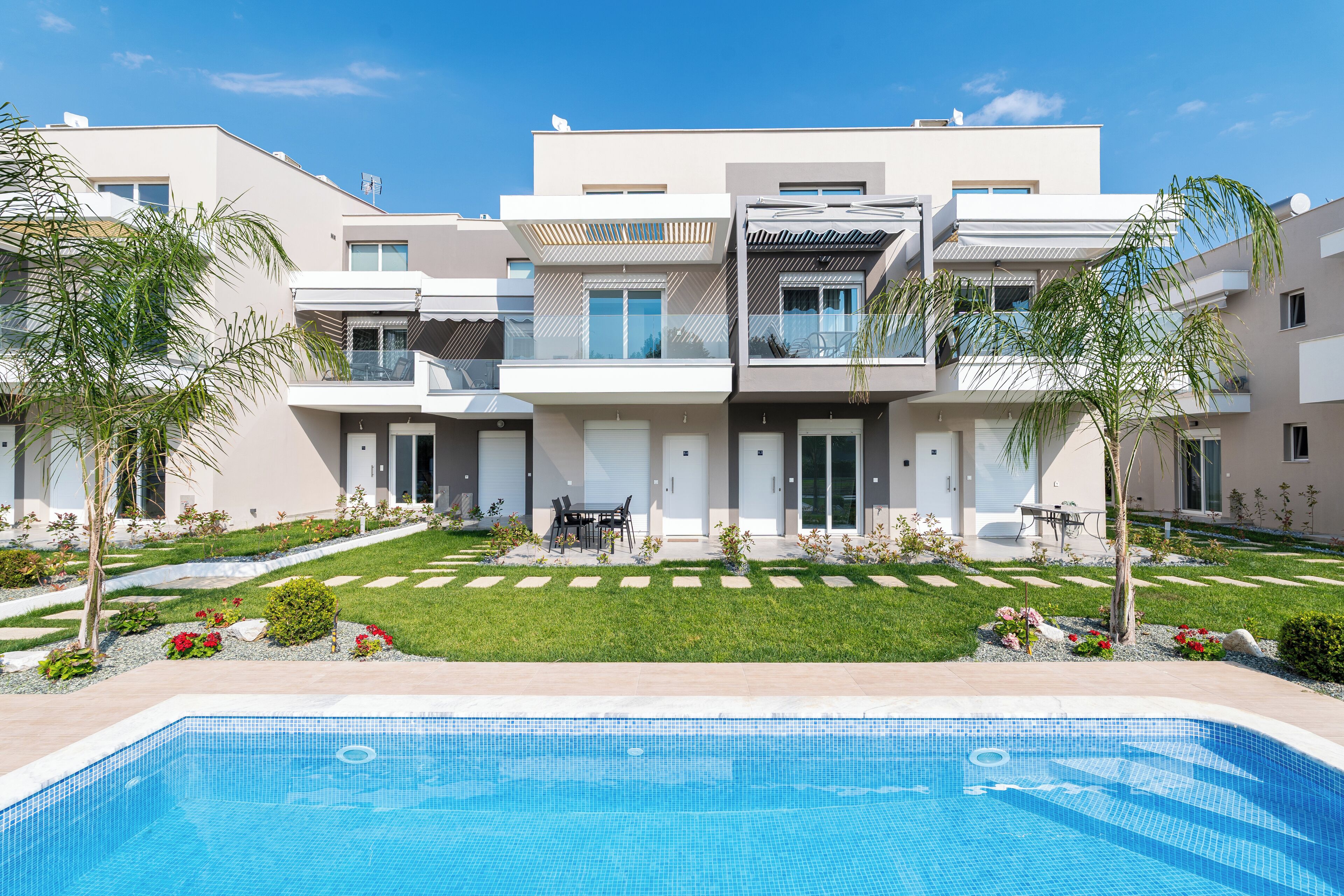 Voorkant van accommodatie