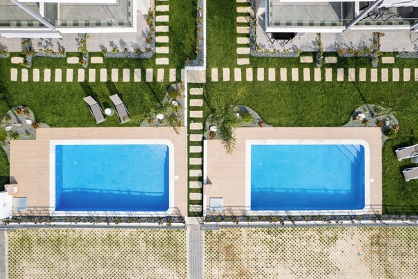 Seasonal outdoor pool