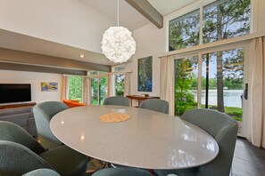 Dining - Modern Lake House w/ Hot Tub, Game Room & Relaxing Views (Stevens Point)