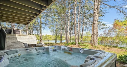 Modern Lake House w/ Hot Tub, Game Room & Relaxing Views