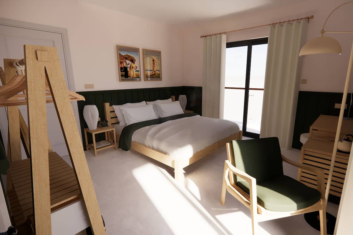 Economy Double Room | Premium bedding, down comforters, minibar (free items), in-room safe