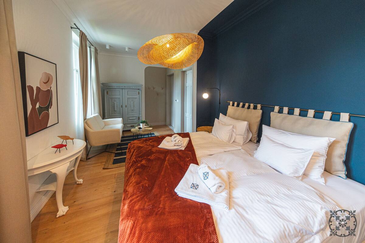 Chambre Design Double ou avec lits jumeaux, non-fumeur, vue jardin