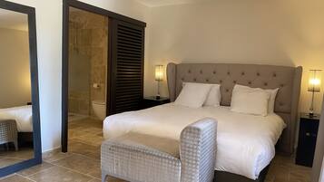 Signature Double Room, Terrace, Garden Area | In-room safe, desk, blackout drapes, iron/ironing board
