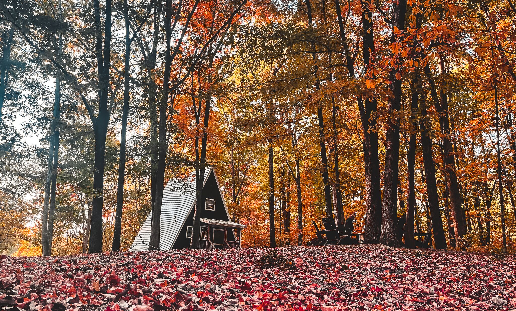 Welcome to the Edge, a modern A-Frame Cabin. <br>https://www.b3sthomesllc.com