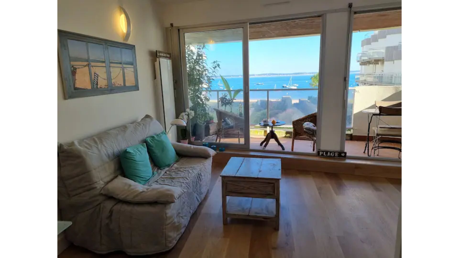 Superb sea view T2 bis Arcachon