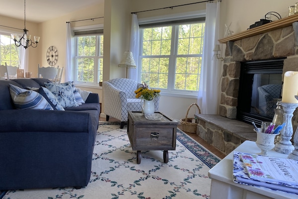 TV connectée, cheminée