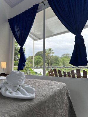 Superior Room, 1 Queen Bed, Kitchenette, Park View | Pillow-top beds, individually decorated, individually furnished - Hotel Serendipity tortuguero (Colorado)