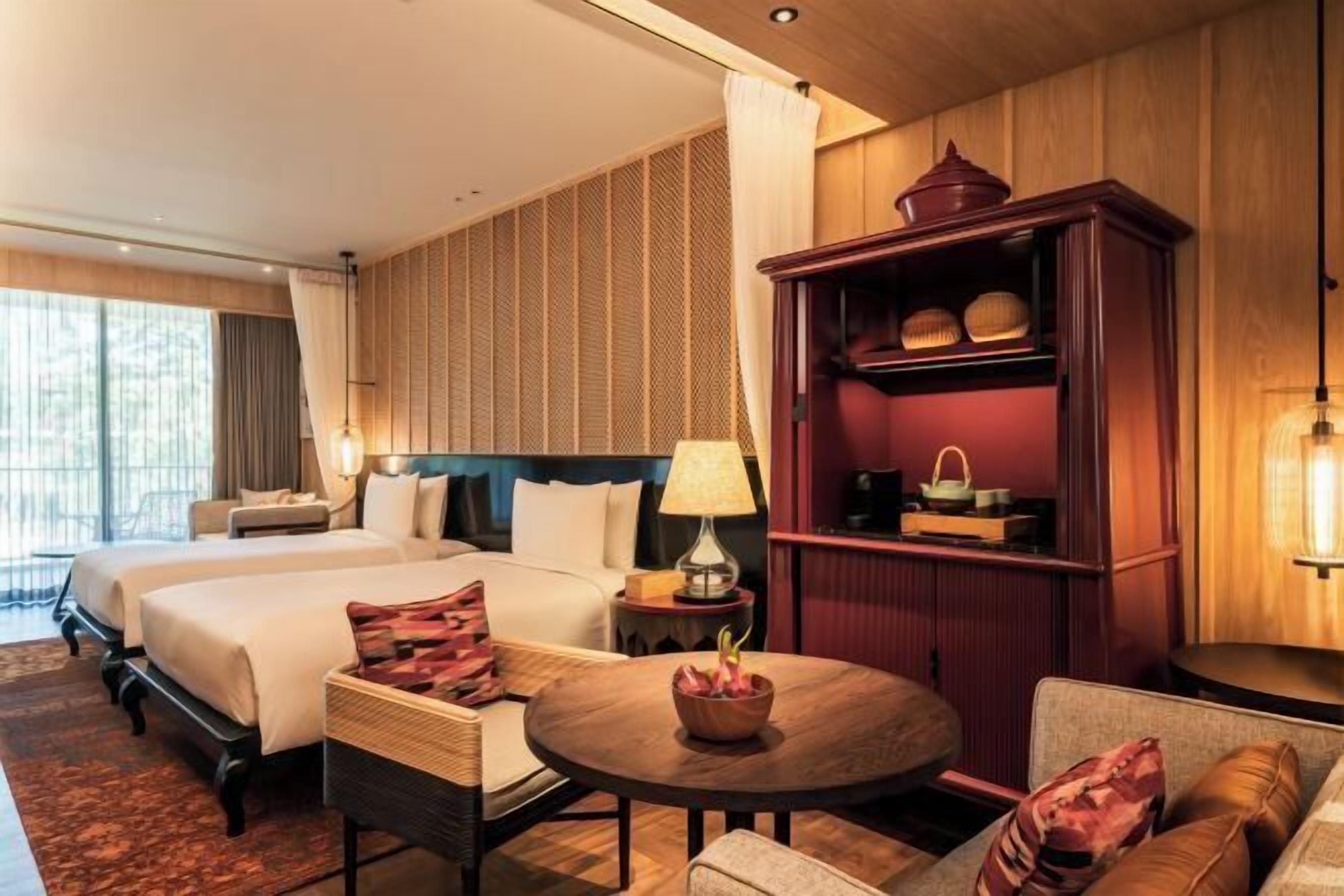 Sängtillbehör av högsta kvalitet och minibar