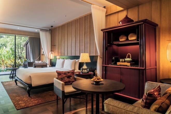 Sängtillbehör av högsta kvalitet och minibar