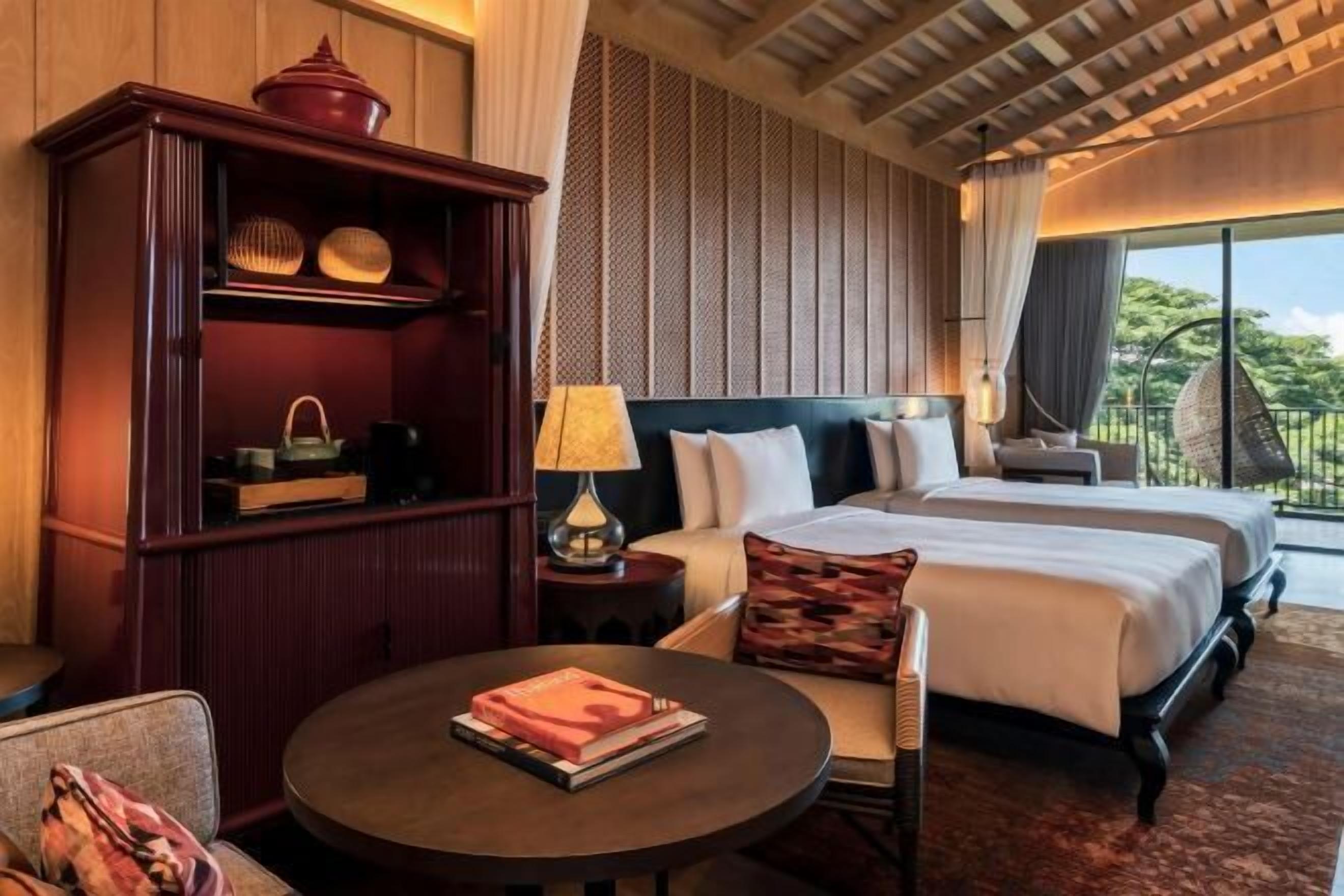 Sängtillbehör av högsta kvalitet och minibar