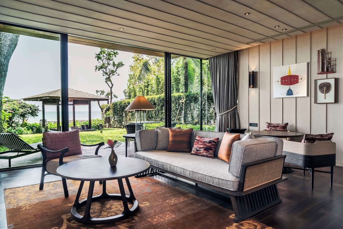 Suite, 1 King Bed (Beachfront) | 1 bedroom, premium bedding, minibar, in-room safe