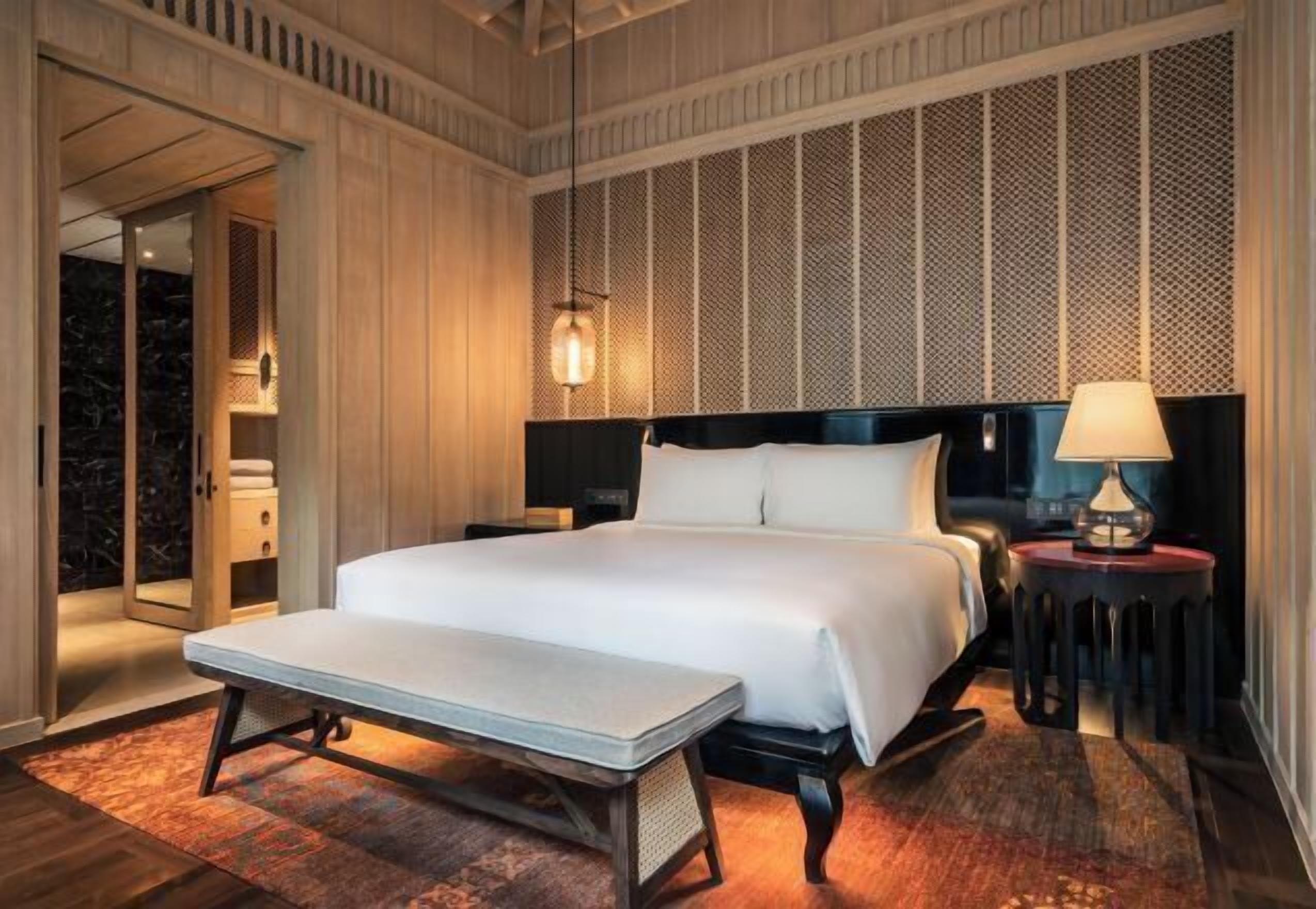 Sängtillbehör av högsta kvalitet och minibar