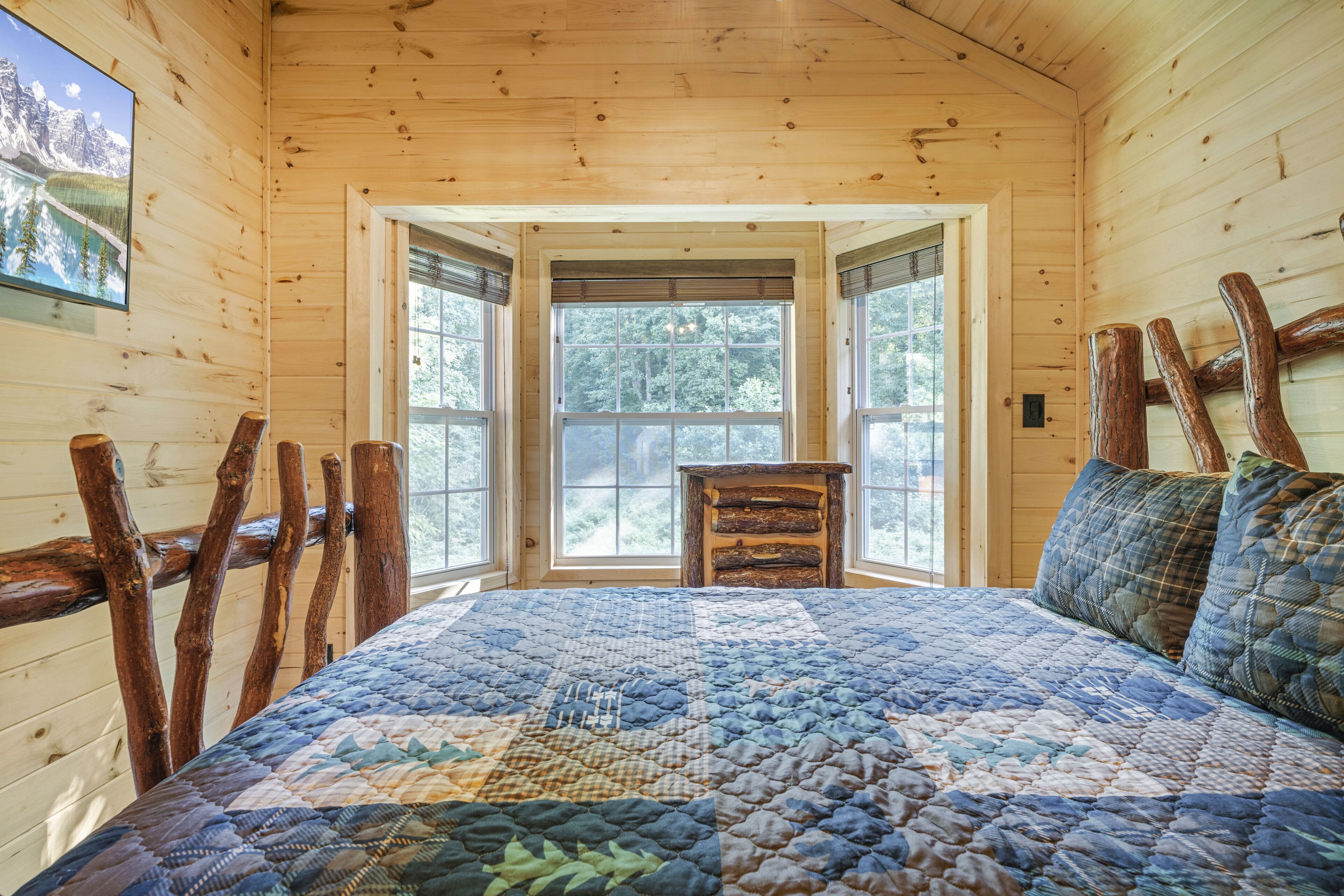 Mountain-side Cabin with hot tub on 4 acres!