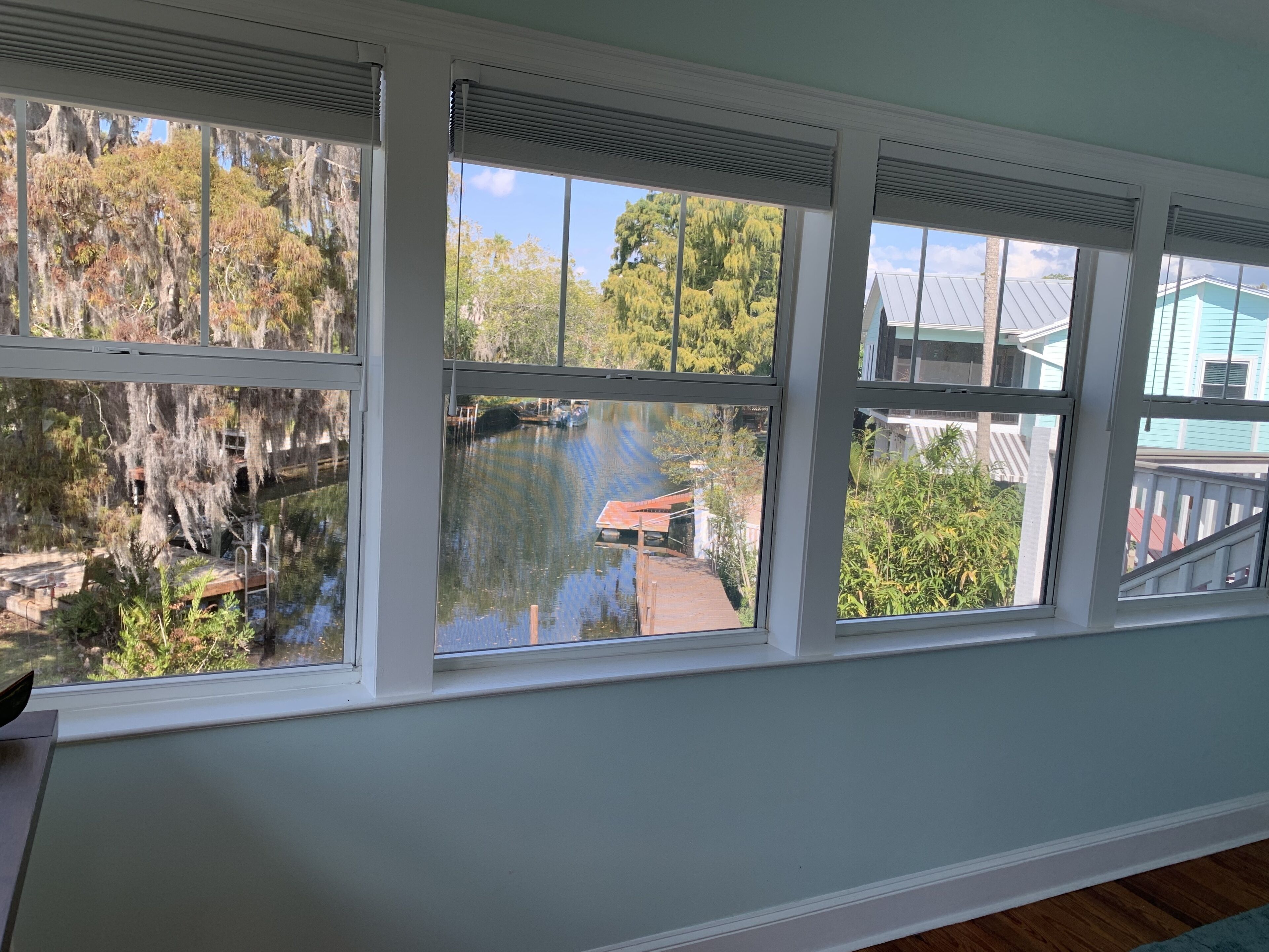Weeki Wachee Kayak deck home on a quiet canal with a dock