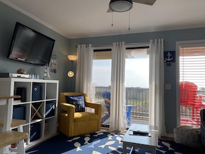 Condo, Multiple Beds, Balcony, Beach View (B127) | Business center