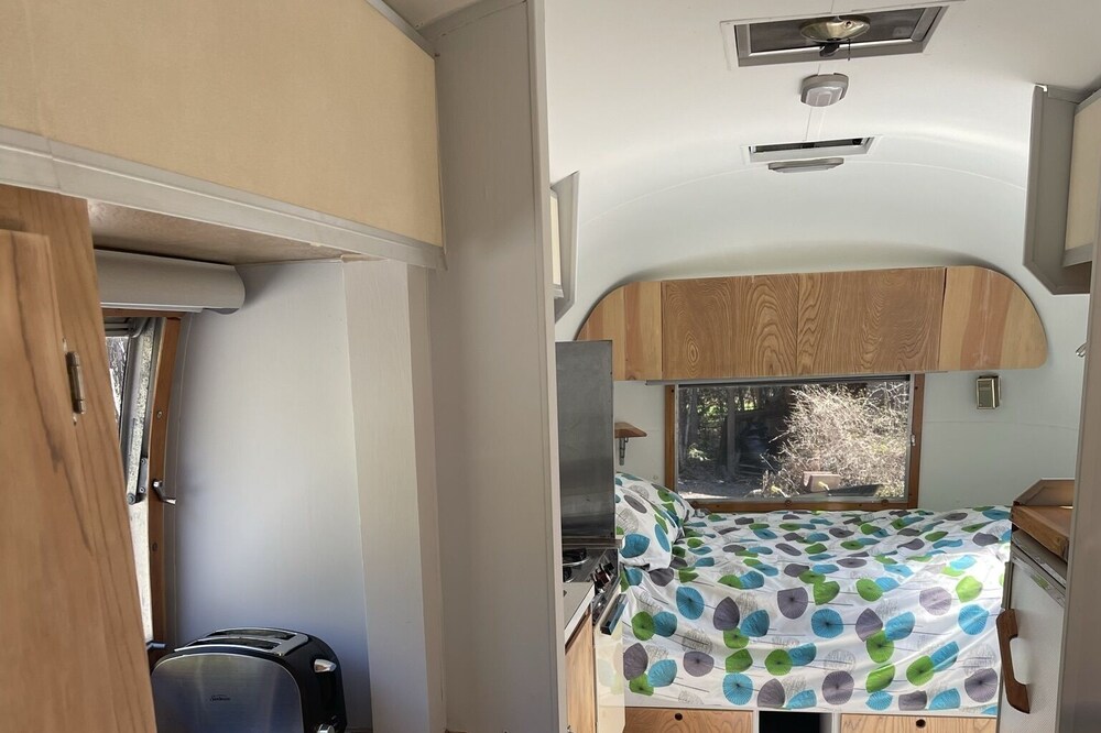 Airstream on the Cowichan River