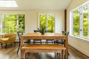 Dining - Breathtaking Riverfront Farmhouse w/Mountain Views (Bridgewater)