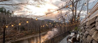 Breathtaking Riverfront Farmhouse w/Mountain Views