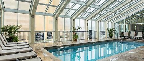 Una piscina climatizada