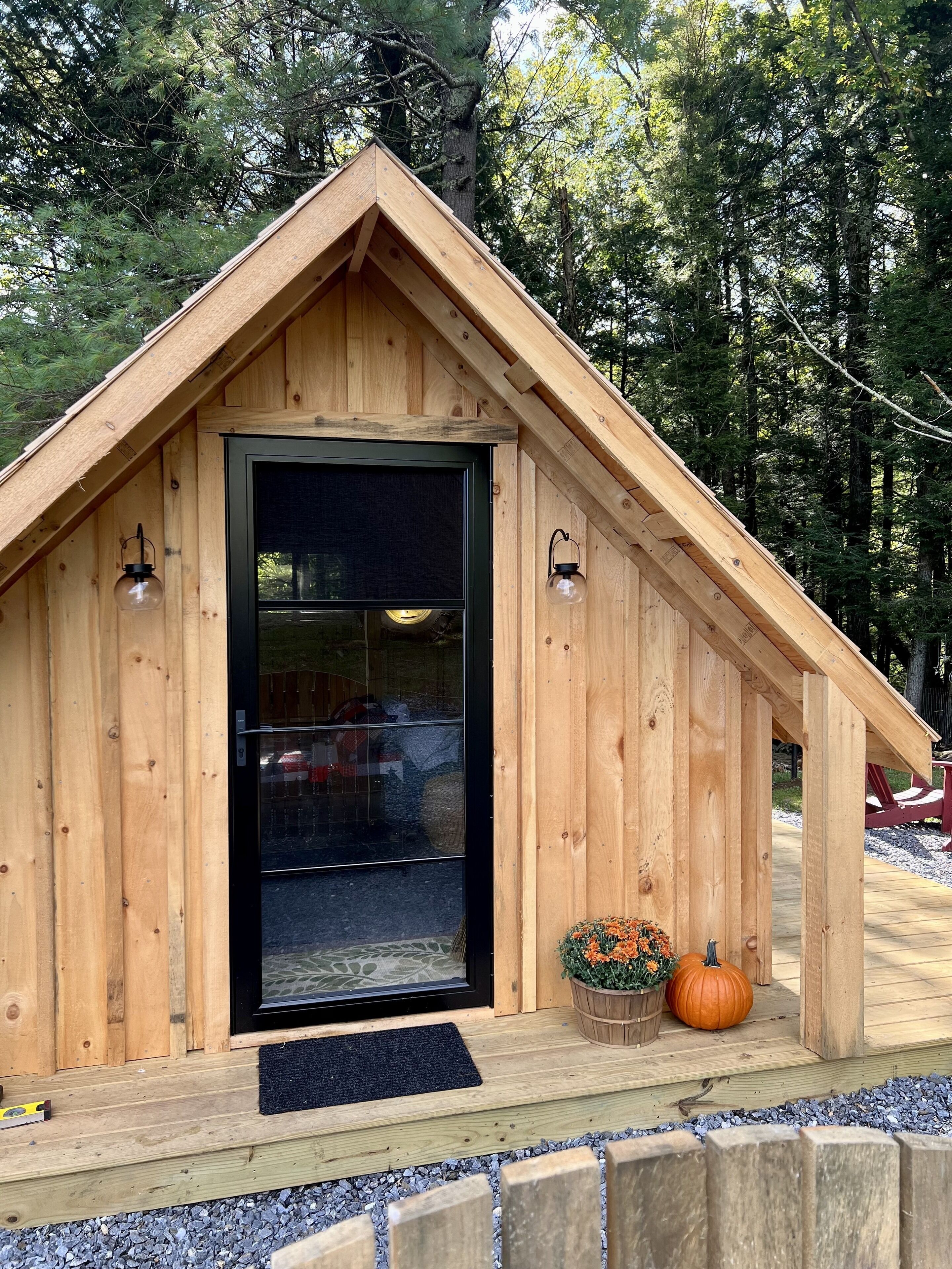Clem’s Cottage in the sheep pasture