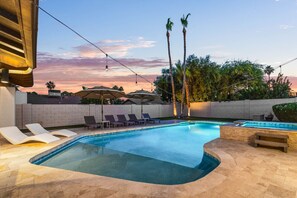 A heated pool - NEW! R House Hot Tub+Pool+Air Hockey+5BD (Scottsdale)