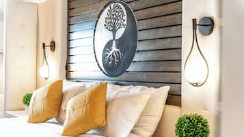 Suite estudio, 1 cama King size | 1 habitación, caja de seguridad en la habitación y escritorio