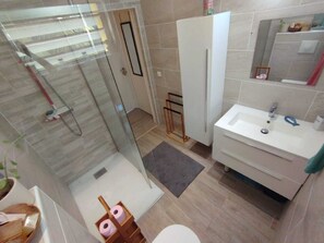 Dusche, Handtücher