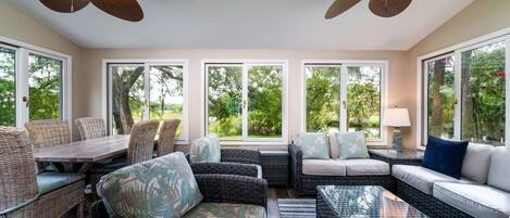 TV, fireplace, table tennis