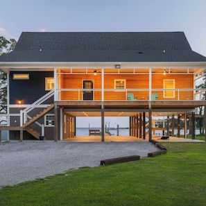 Exterior - Waterfront Retreat w Dock, Firepit & Boat Access (Belhaven)